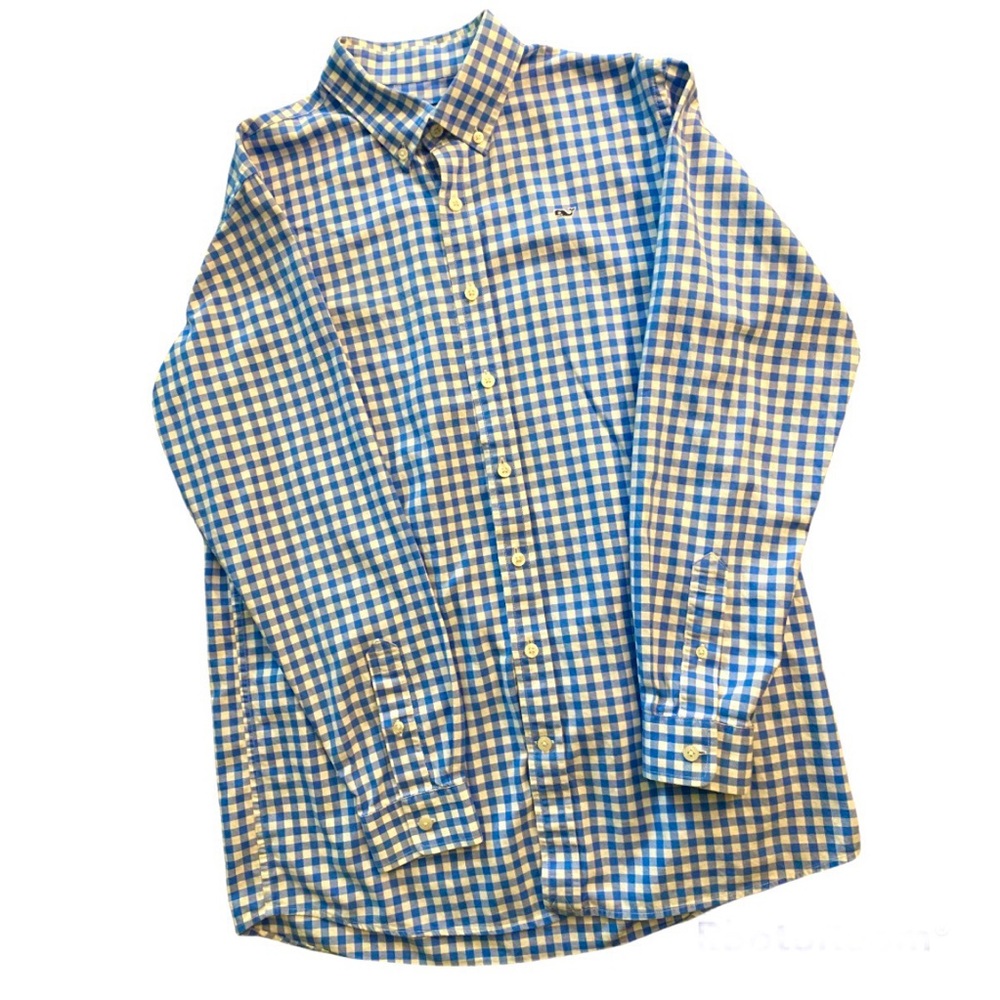 Vinyard Vines ,Whale shirt, Men’s,  100% Cotton, Size xl, Blue/White